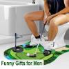 BLINLFDBE Toilet Mini Golf Toy Set Toilet Toy view 4