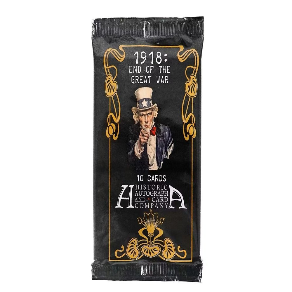 Historic Autographs 1918: End of The Great War Hobby Box, 2023 Trading Cards, 20 Packs of 10 Cards