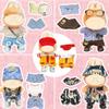 5-Set Cool Boy Clothes Bundle for Doll, Includes 5 Mini Hangs, Large Clear Display Bag with Strap Keychain, 5 Hangers and Rack, Camera, Glasses, Shoes Accessories for Dressing up(No Doll) view 2