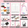 5-Set Cool Boy Clothes Bundle for Doll, Includes 5 Mini Hangs, Large Clear Display Bag with Strap Keychain, 5 Hangers and Rack, Camera, Glasses, Shoes Accessories for Dressing up(No Doll) view 3