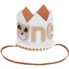 ABOOFAN 1st Birthday Crown Hat Party Headwear Soft Fabric Birthday Decoration for Boys Celebration view 1