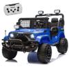2-Seater Kids Ride on Car 24V, Electric Truck with 8.66" High Ground Clearance, Parental Remote Control Powered Toy Vehicle, 4 Wheel Suspension, 4.97MPH Top Speed, Ages 2-6 (Blue + Polypropylene) view 1