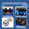 2-Seater Kids Ride on Car 24V, Electric Truck with 8.66" High Ground Clearance, Parental Remote Control Powered Toy Vehicle, 4 Wheel Suspension, 4.97MPH Top Speed, Ages 2-6 (Blue + Polypropylene) view 4