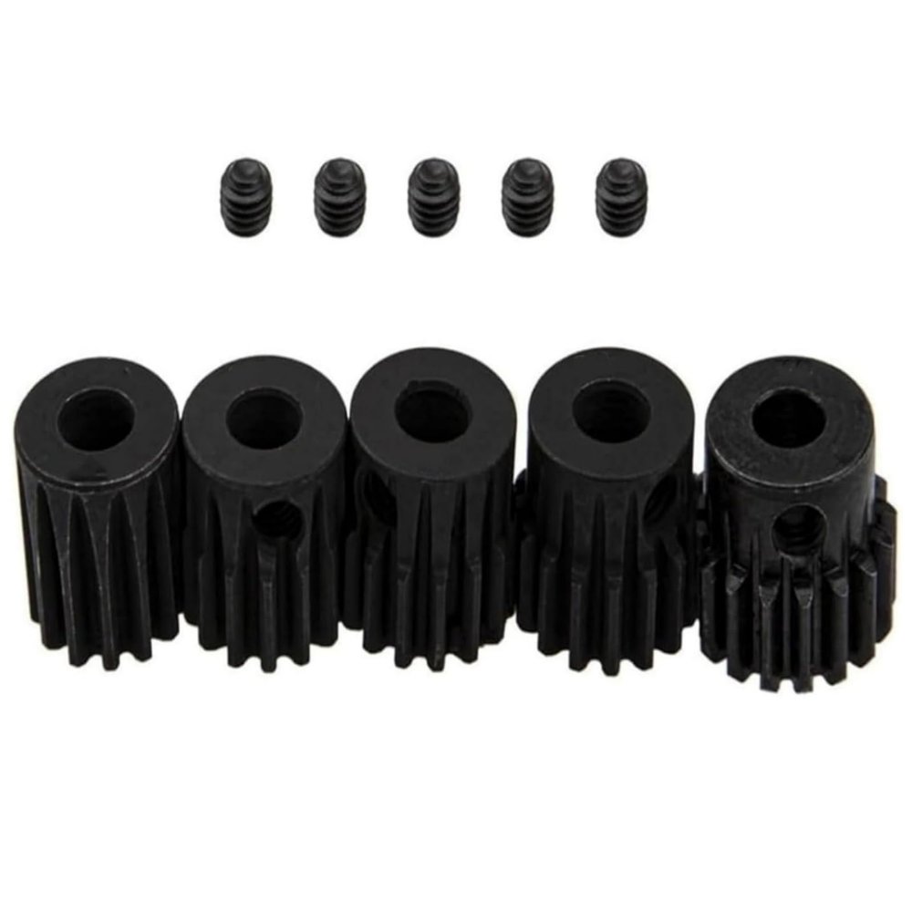 ADORLY 0.5M 2mm Motor Pinion Gear Set 13T 14T 15T 16T for 1/18 Traxxas LaTrax Teton Desert Prerunner Rally SST Upgrade Parts