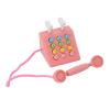 RASTKY Wooden Telephone Decor Versatile Phone Figurine Toy for Boys and Girls (Pink) view 4