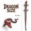A and E Imports - 3D Printed Articulate Crystal Dragon, 17 Inches (Black/Red/Gold) view 2