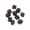10pcs 10 Sided Dice D10 Polyhedral for Game 15mm RPG Family Party Game Household Multi-Color Dice Set view 1