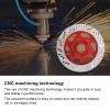 4pcs Aluminum Alloy CNC Simulated Brake Disc Accessories, RC Brake Disc Set for 1:10 RC Car, Universal Fit for Off - Road Vehicle and Climbing Car, Lightweight Durable Replacement (Red) view 2