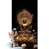 Buddha Paint by Numbers for Adults,Lotus Paint by Number Acrylic with 3 Brushes,DIY Painting by Numbers for Beginner Kits,DIY Canvas Oil Painting Kit for Home Wall Decor Gift (NO Frame 30x90cm V-877 view 2