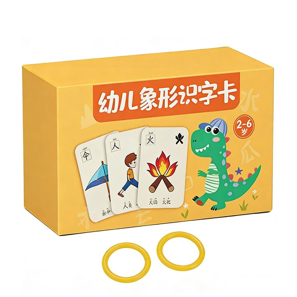 Cards Chinese Characters Sight Words Learning Flashcards Mandarin Chinese Pinyin Hieroglyphic Stroke Beginners Stage(1-100 pictographs)