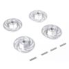 RC Car Models Parts For Tamiya For TT01 For TT02 TT02T 1/10 RC Car Brake Rotor Disc Remote Control Car Upgrade Parts Modified Accessories DIY(Silver) view 2