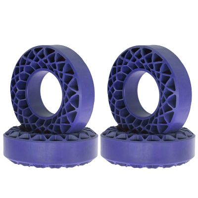 For Traxxas For TRX-4 For SCX10 For Capra TF2 Gen 1/10 1.9'' Soft Silica Gel Anti Foam Inserts 110x36mm Scale RC Crawler Compatible Rc Models Accessories(Blue)