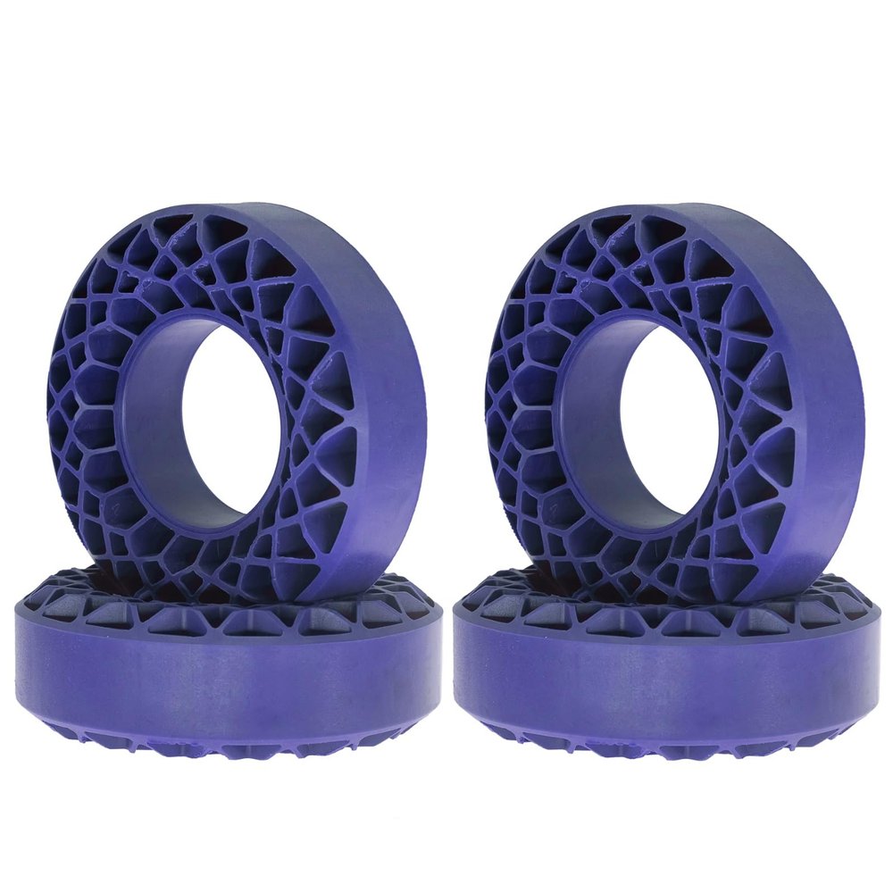 For Traxxas For TRX-4 For SCX10 For Capra TF2 Gen 1/10 1.9'' Soft Silica Gel Anti Foam Inserts 110x36mm Scale RC Crawler Compatible Rc Models Accessories(Blue)