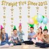 14th Birthday Decorations Girls Boys - 8 Pcs Glitter Gold Banner Garland Twinkle Hanging Streamer for Sweet 14 Years Old Party Door Wall Decor view 4