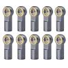 RC Repairs Models For TRX-4 For Axial For SCX10 II 1/10 10Pcs Metal M4 Counter Clock-wise Thread Ball End Head Link Rod Joint RC Car Model Parts(Titanium) view 1