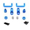 For Axial For SCX10 III For TRX-4 1/10 25T Steering Gear Shift Axle Servo Protector Kit RC Car Metal Accessories Parts Model Rc Models Accessories(Blue1) view 1