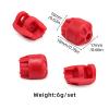 RC Repairs Models For Arrma 6S 1/7 1/8 For Universal Plastic Shock Absorber Cap RC Cars - Replacement Upgrade Modification Part(Red) view 3
