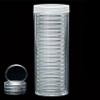 20 Coin Capsule Holders Direct Fit US 5C Nickel 21 mm with Storage Tube view 1
