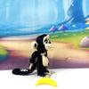3D Printed Monkey with Banana, 1pc 2.75" Tall Articulated Posable Monkey Animal Toy, Desk Decor AM001-SMALL-NT (Black) view 2