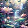 1000 Piece Puzzles for Adults - Chinese Lotus Pond Wooden Jigsaw Puzzle for Adults Beginners, Unwind from Daily Life, for Family Bonding Activities view 1