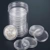 10 Coin Capsule Holders Direct Fit US Silver American Eagle Dollar 41mm with Storage Tube view 2