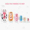 Yoption Farm Animal Nesting Dolls, Handmade Wooden Cute Cow Cattle Pig Chick Horse Bird Matryoshka Dolls for Easter Christmas Birthday Home Decoration view 3