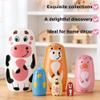 Yoption Farm Animal Nesting Dolls, Handmade Wooden Cute Cow Cattle Pig Chick Horse Bird Matryoshka Dolls for Easter Christmas Birthday Home Decoration view 4