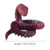 3D Printed Snake - Flexible, Movable Fidget Ornament Made of with a Length of 2.5 Feet, Realistic, Articulated Reptile Display Toy, Easy Moving Stationery view 2