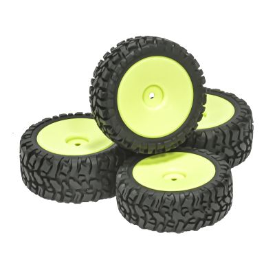 RC Repairs Models For Wltoys 144001 124010 124016 124018 124019 12428 For MJX 16207 1/12 1/14 1/16 4pcs 75mm Rubber Tire Wheel RC Car Upgrade Parts