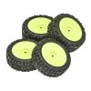 RC Repairs Models For Wltoys 144001 124010 124016 124018 124019 12428 For MJX 16207 1/12 1/14 1/16 4pcs 75mm Rubber Tire Wheel RC Car Upgrade Parts view 2