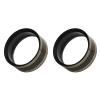 2PCS 1.9in Beadlock Wheel Rings with Hole, Brass Tire Lock Ring Replacement for Axial SCX10 II 90046 VS4-10 1/10 RC Crawler, Anti - Roll Stability Upgrade, Durable Beadlock Clamp (Black) view 3