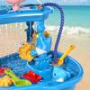 JUKUDAHU Water Table for Kids Ages 4-8 with Water Pumb, Summer Outdoor Sand Water Table for Boys Girls, Kids Water and Sand Activity Sensory Toys for Toddlers Age 3-8 view 2
