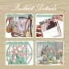 Cutywood 3D Wooden Puzzles for Adults, DIY Ferris Wheel with Spinning Photo Frames, DIY Model Kits for Adults Teens, Valentine Gifts for Girlfriend Families Women Men Desk Decor(Mint Green) view 3