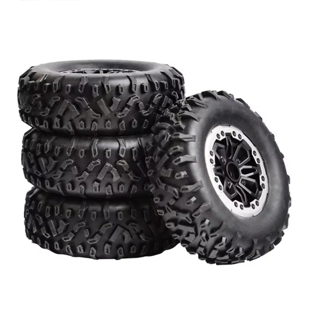 RC Repairs Models For MN D90 For MN98 For MN99S For WPL C14 C24 C34 B14 B24 For Ldrc P06 LD1297 LD1299 4pcs 64mm Soft Tire RC Car Parts Accessories