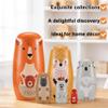 Yoption Animal Nestingdolls, Handmade Wooden Kangaroo, Fox, Koala, Sheep, Beaver Matryoshkasdolls for Adults Easter Christmas Birthday Home Decoration view 4