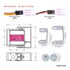 1/2 Piece 20kg Digital Remote Control Steering servo RS3218 Dual axis with U-Shaped mounting Bracket(1PCS 270 Degree) view 4
