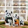 Yoption Panda Nestingdolls, Handmade Wooden Matryoshkadolls for Adults Easter Thanksgiving Christmas Birthday Home Decoration view 4