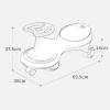 Wiggle Scooter Swing Car No Batteries Gears or Pedals - Twist Turn Movement to Steer Age 18 to 60 Month view 2