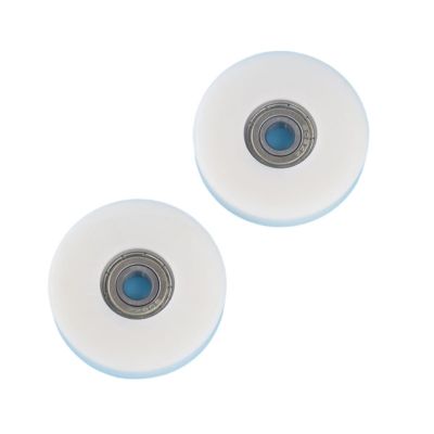 1Pcs 8x50x12 mm Nylon Plastic Wheel with Bearings Flat Miniature Pulley