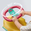 Wiggle Scooter Wiggle Car Wide Seat PU Silent Wheel Colorful Lights Ride on Toy Swing Car Uses for Ages 3 and Up(Purple) view 4