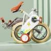 Wiggle Scooter Kids Bike Ages 2-9 Years Bikes with Doll Bike Seat and Basket Foldable Bicycle(Yellow,12inch) view 3