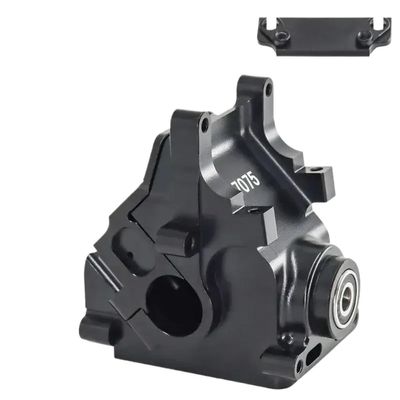 7075 Aluminum Gearbox Case Housing for 1/8 6S Talion 1/7 Infraction Limitless Mojave Compatible with(Black)
