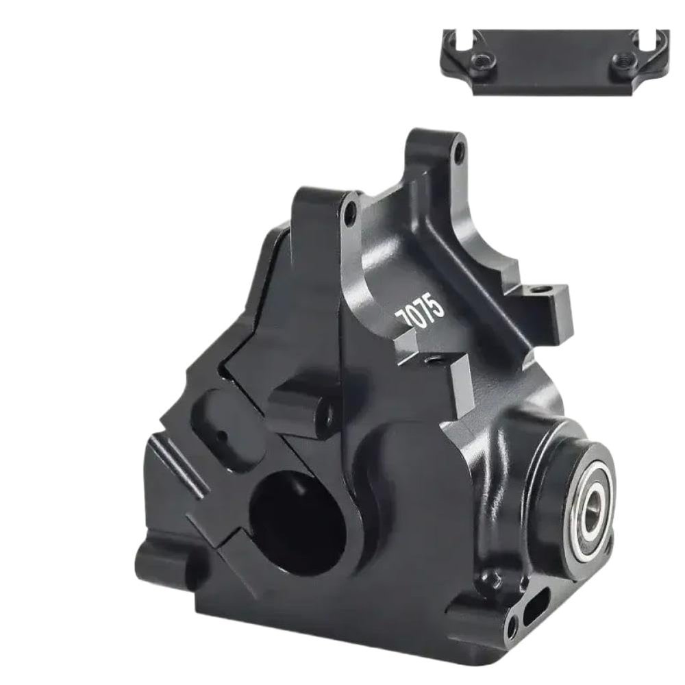 7075 Aluminum Gearbox Case Housing for 1/8 6S Talion 1/7 Infraction Limitless Mojave Compatible with(Black)