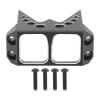 Aluminum Alloy Steering Servo Guard Armor SOA Cover, RC Servo Guard Armor, CNC Processed Protective Cover for 1/10 RC Crawler Cheeter Rig Rock Bouncer Roll Cage Capra RR10 Wraith D (Black) view 1