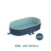 2.8m PVC Folding Pool (Not Inflatable) for Summer Cooling and Outdoor Use view 2