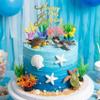 17PCS Turtle Cake Topper Turtle Cake Decorations for Kids Party Baby Shower Supplise view 3