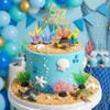 17PCS Turtle Cake Topper Turtle Cake Decorations for Kids Party Baby Shower Supplise view 4