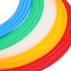 BESPORTBLE 5pcs Juggling Rings Set for Circus Performers, Lightweight Plastic Acrobatic Throwing Rings for Hand Skills Training, Carnival and Party Juggling Props in White, Red, Yellow, view 3