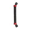 110 to 160mm RC Steel Centre Drive Shaft, Heavy Duty Large Transfer Angle RC Center Drive Shaft for 1/10 Vehicle, Adjustable Length 4.3-6.3in, Compatible with Axial SCX10 90046 a (Black) view 2