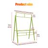 Outdoor Vendor Cart, Portable Metal Market Display Stand, Foldable Iron Stall Kiosk for Selling Snacks, Sweets, and Toys - Quick DIY Assembly view 2